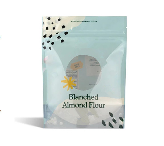 custom printing seal nut food packaging bags with window