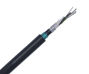 Wholesale Loose Tube Fiber Optical Cable Alumnum Armored GYTA53 With Steel Tape,black PE from china suppliers