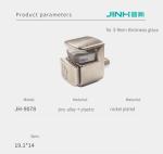 Nickel Plated Square Metal Glass Clips For 3-9mm Thickness Glass For 3-9mm