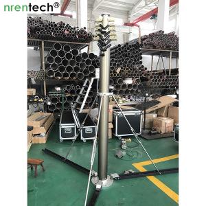 Wholesale 9m lockable pneumatic telescopic mast 100kg payloads NR-2200-9000-100L antenna telescopic mast poles from china suppliers