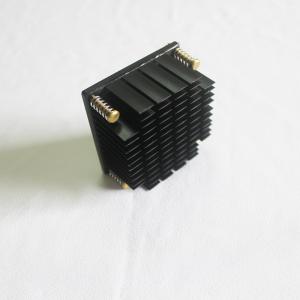Wholesale Durable Antirust Black Anodized Heat Sink , Anti Corrosion Cold Forging Heatsink from china suppliers