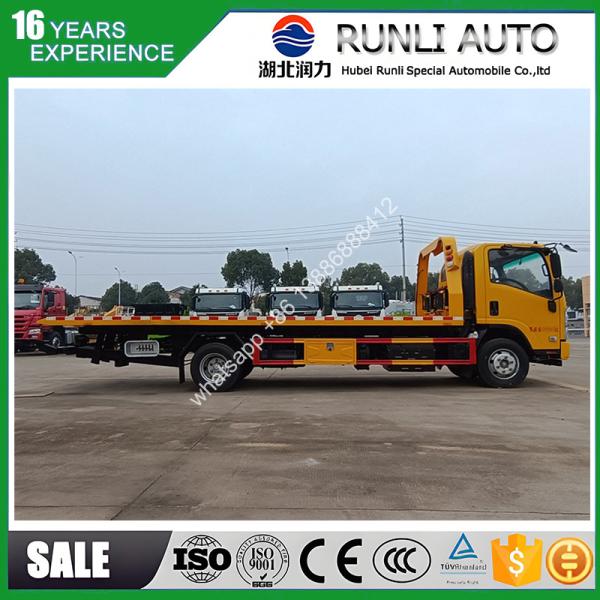 China ISUZU 4*2 Multi-Function Flatbed Recovery Vehicle ,Towing, Salvage, Logistics , 1 Truck for 3 Needs