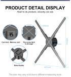 1.692MM Pixel Pitch 3D Holographic LED Fan Display Software for Outdoor
