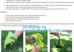 Biodegradable Green Dog Poop Bag Bulk with Free Baggie Bone Dispener, HDPE+D2W