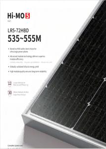 Wholesale Bifacial LONGi PV Modules Half Cut Longi Solar 555W 535W 540W 545W 550W from china suppliers