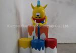 Custom Design Colorful Cartoon Characters Painting Fiberglass Statue