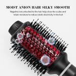 1000W 3 In1 Hair Dryer Brush , Hot Air Brush Ionic Hair Dryer Volumizer