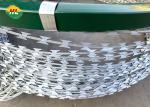 Stainless Steel Concertina Razor Wire Barbed Wire Galvanized Steel 300M For Home