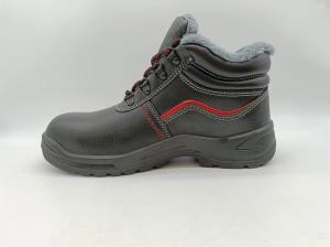Wholesale Anti Puncture Winter High Top Shoes Black Leather Slip Resistant Shoes Durable from china suppliers