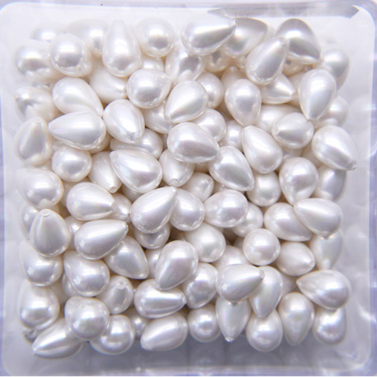 Wholesale High Quality DIY Handmade 10mmx14mm Pear Shap Pearl Loose Beads