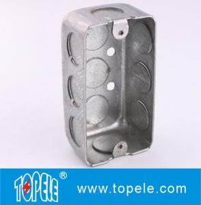 Wholesale TOPELE Steel Rectangular Switch Handy Box with Single Gang , 58351, 1-7/8" knockout from china suppliers