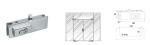Glass Patch Fitting A-091, Material aluminium, steel, stainless steel, finishing
