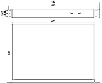 IPC-ITX1U01 Industrial Rackmount PC 4U Supports I3 I5 I7 Series CPUs Of All Generation 1 Expansion Slot