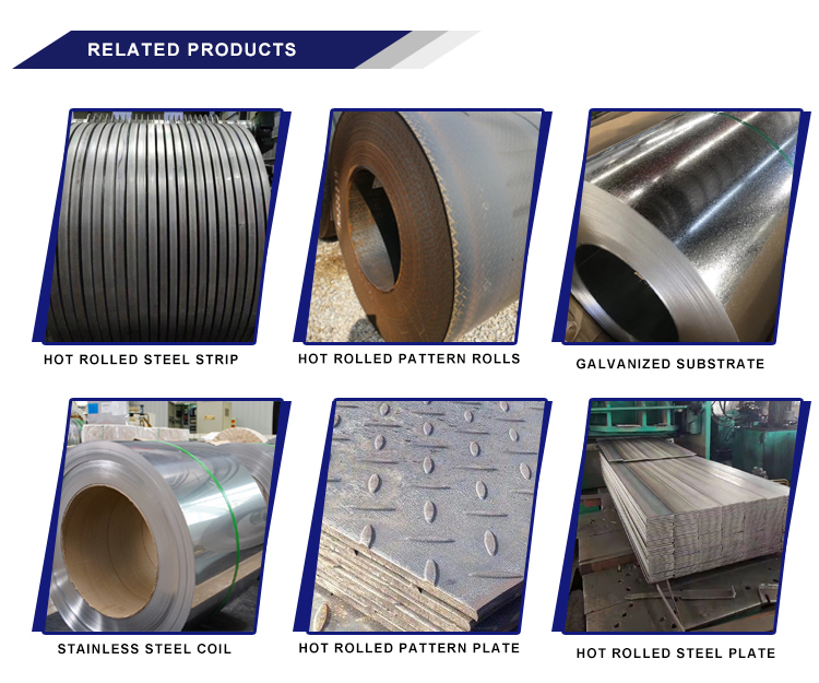 Hold Rolled Steel Coil Plate Iron Sheets Hot Rolled Steel Strip Metal Roll Steel Coil For Roofing Sheet Q345 Boiler Plate