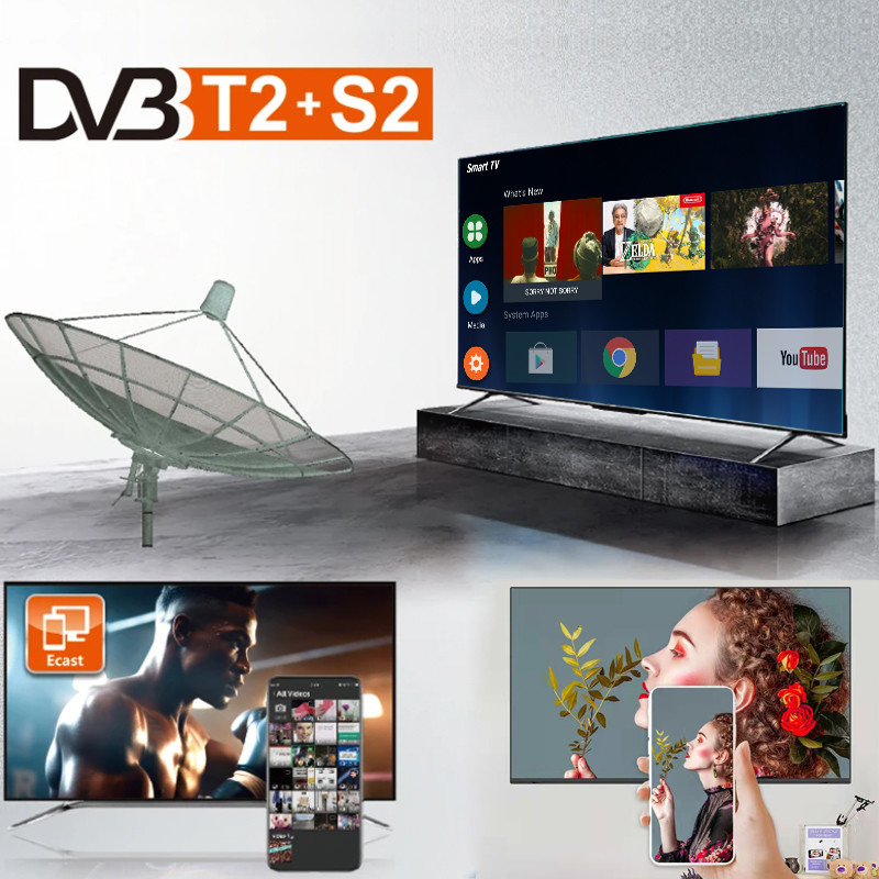 Custom 2k 4k Smart LED TV Flat Screen Television OEM Android Tv Smart 32 40 Android Tv 43
