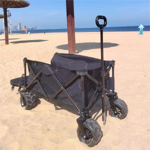 Wholesale Four wheel Foldable Wagon Cart Folding Camp Wagon With Extension Outdoor from china suppliers