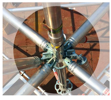 Ring Lock Access Mobile Aluminium Tower Scaffold 2-40m Height With Fewer Components