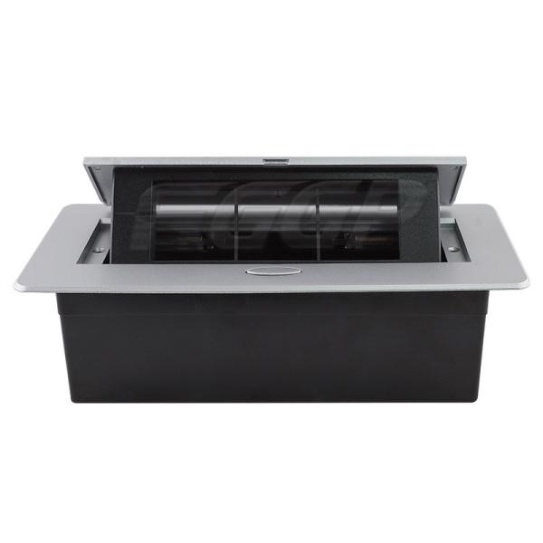 13V multimedia hidden pop up pop up electrical outlet for meeting room furniture