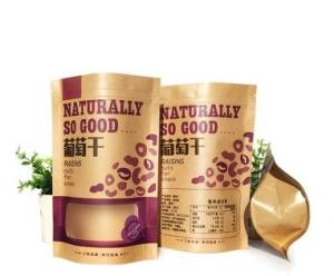 Wholesale Vacuum kraft paper plastic zipper packaging machine bags for ground tea coffee from china suppliers