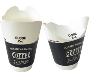 Wholesale disposable black 8oz butterfly paper cup,230ml butterfly cup for hot liquid from china suppliers