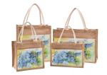 Beach Jute Tote Reusable Gift Bags Foldable Waterproof For Women