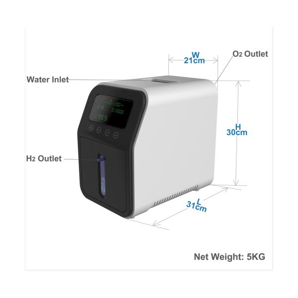 PEM/SPE technology electrolyzer hydrogen inhalation water generator machine BBH059