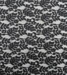 Eco-Friendly Nylon Elastic Lace Fabric Green / Floral Lace Fabric