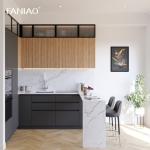 China Manufacturer Direct Melamine Kitchen Cabinet For Apartments And Hotel