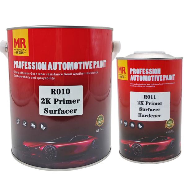 Weatherproof Acrylic Auto Primer Paint 2k Car Primer Solvent Resistance