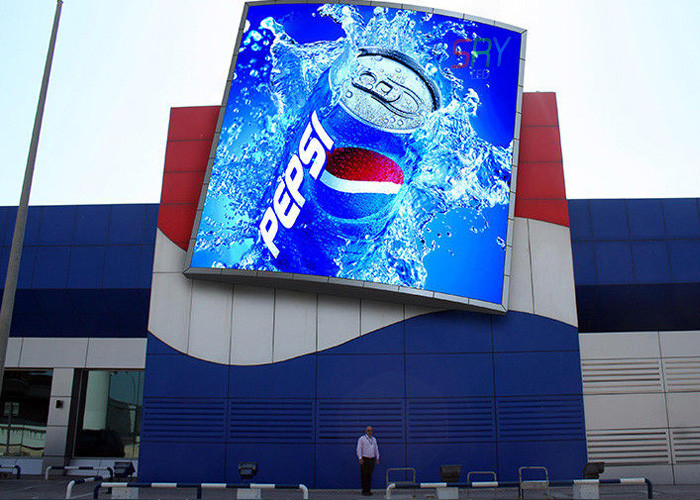 Advertising Waterproof SMD2727 electronic display boards 5mm Outdoor Cabinet