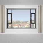 Customize Aluminium Modern Casement Windows for Bedroom Furniture Contracting