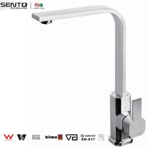 Wholesale Sigle Lever kitchen cabinet faucet square design from china suppliers