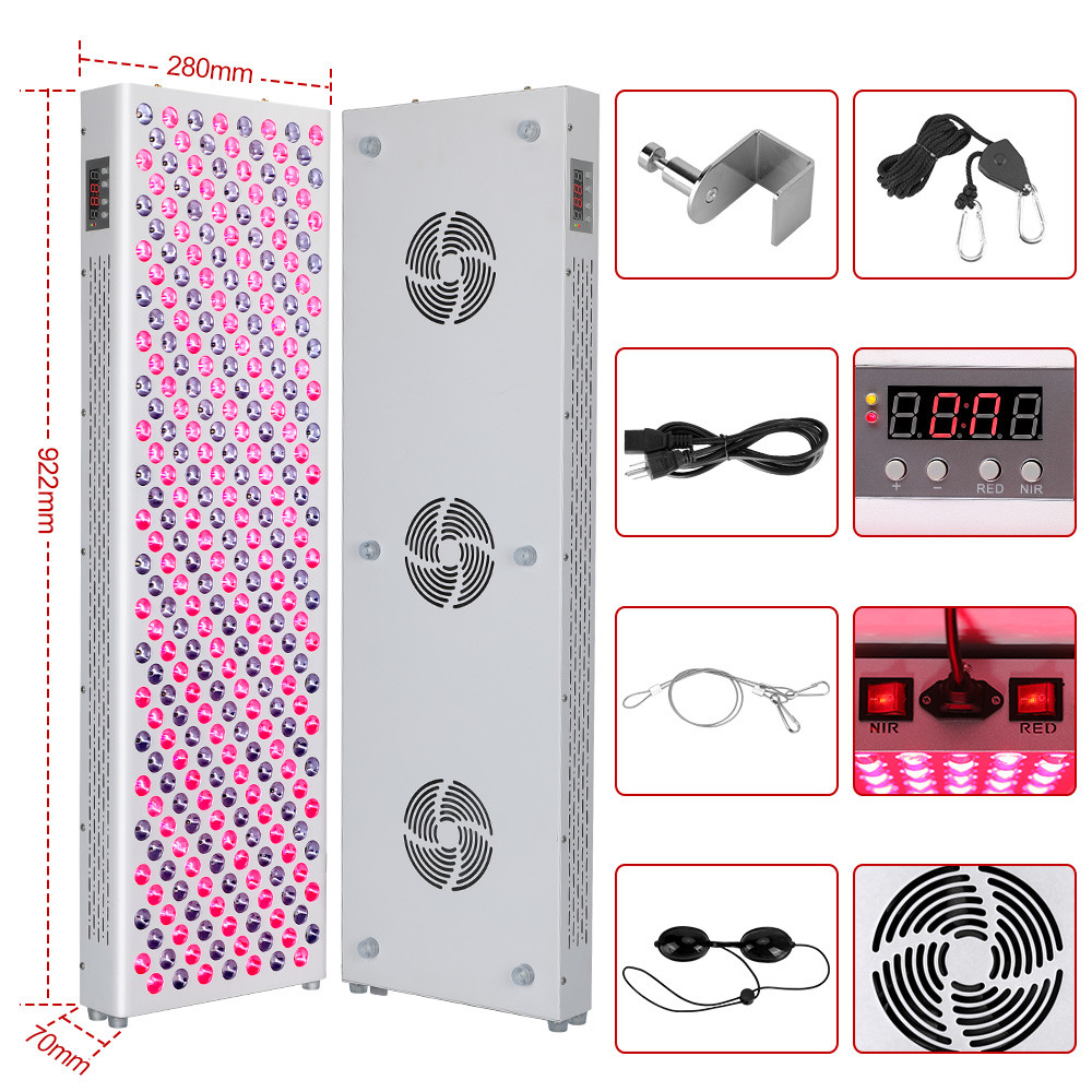1500w Full Body Tissue Repair LED Light 660Nm 850Nm Stand Up Red Light Therapy Panel