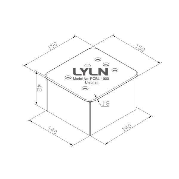 Easy Connection Monitor Lift Control Box For Lyln Monitor Lift Systems