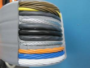 Wholesale Flat Traveling Cable for Elevator use, Flat Travel Cable 40cores from china suppliers