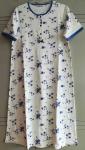 100% Cotton Interlock Ladies Night Dresses Sleepwear European Design Anti