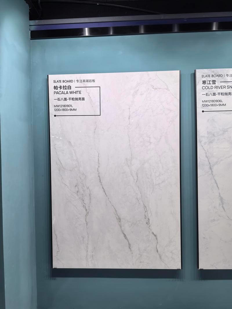 Acid-Resistant Indoor Floor Glazed Polished Porcelain Tile 1200x1800x9mm For Building Bedroom Moisture-Resistant