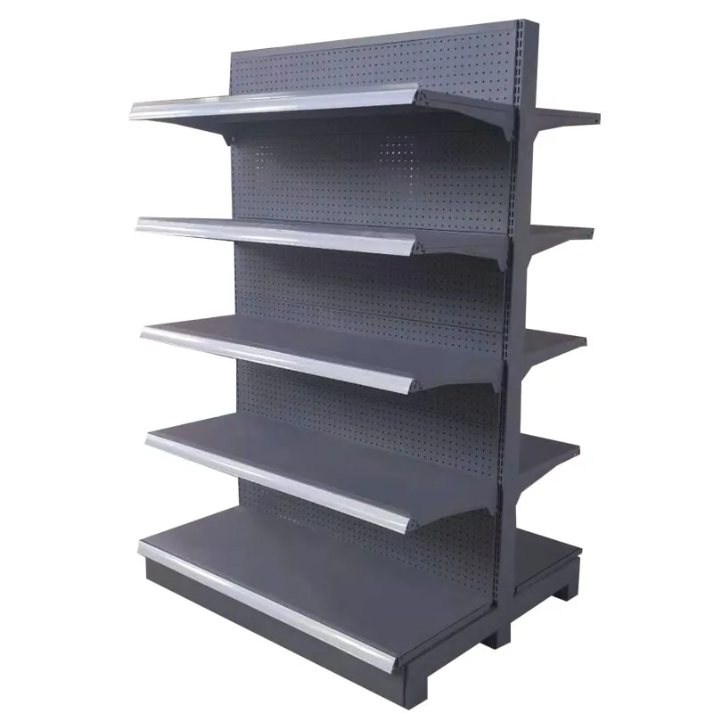 Factory Customized color size black retail shelving