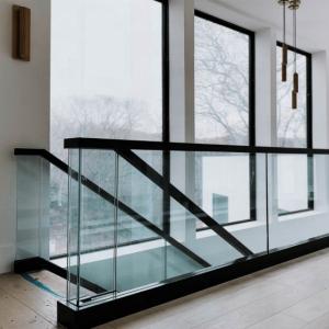Wholesale Flooring Mounted Aluminum Handrail for Glass Black/Grey/Gold/Rose Gold/Silver and More from china suppliers