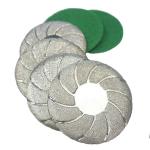 Vacuum Brazed Metal Bonded Diamond Grinding Wheel For Concrete / Masonry Surface