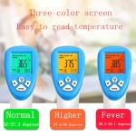Children Medical Infrared Forehead Thermometer Non Touch Three Colors