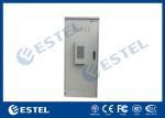 Galvanized Steel Outdoor Equipment Enclosure 32U Insulated Anti Corrosion 19