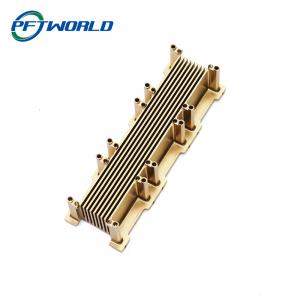 Wholesale Titanium Anodize Brass Turning Parts , LGS Standard Precision Brass Components from china suppliers