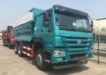 Automatic 6X4 Heavy Dump Truck With Cover 5800 * 2300 * 1500mm High Efficiency