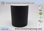 Black Creative Heat Reactive Coffee Mug Changing Color With Heat