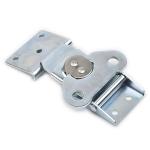 Silver Iron 95mmx85mmx24mm Butterfly Twist Latch