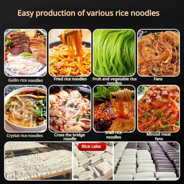 Commercial Automatic Sweet Potato Flour Luosifen Bridge Rice Noodle Vermicelli Processing Equipment