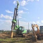 60 KN.M Torque Hydraulic Bore Pile Machine Rotary Mobile Drilling Rig 2700mm