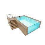 Density 1.2g/cm3 Swimming Pool Prefabricated for Villa and Beach House Garden