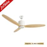 OEM 3 Wooden Blades 52 Solid Wood App Smart Control Ceiling Fan With DC Motor
